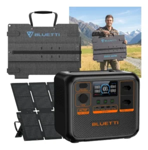 BLUETTI AC70P Estação de Energia Portátil 1000 W 864 Wh BR 220v + Placa Solar de 220w Bluetti