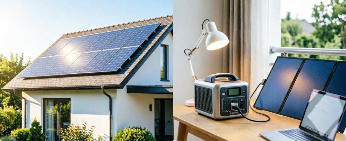 Energia Solar Convencional vs Portátil: Qual a Melhor para Você em 2026?